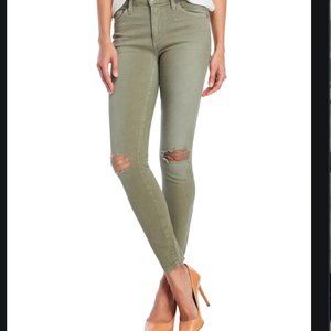 Joes skinny ankle green jean